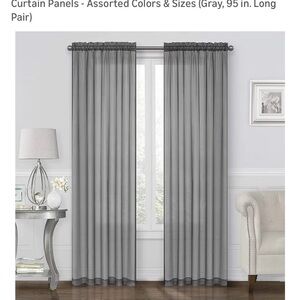Elegant Gray Curtain Panels